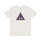 White Evil Eye and Pyramid T-shirt