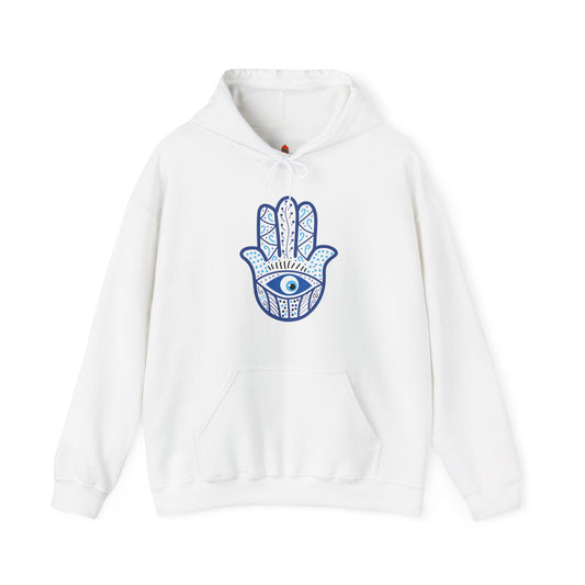 Hamsa Hand with Blue Eye Hoodie