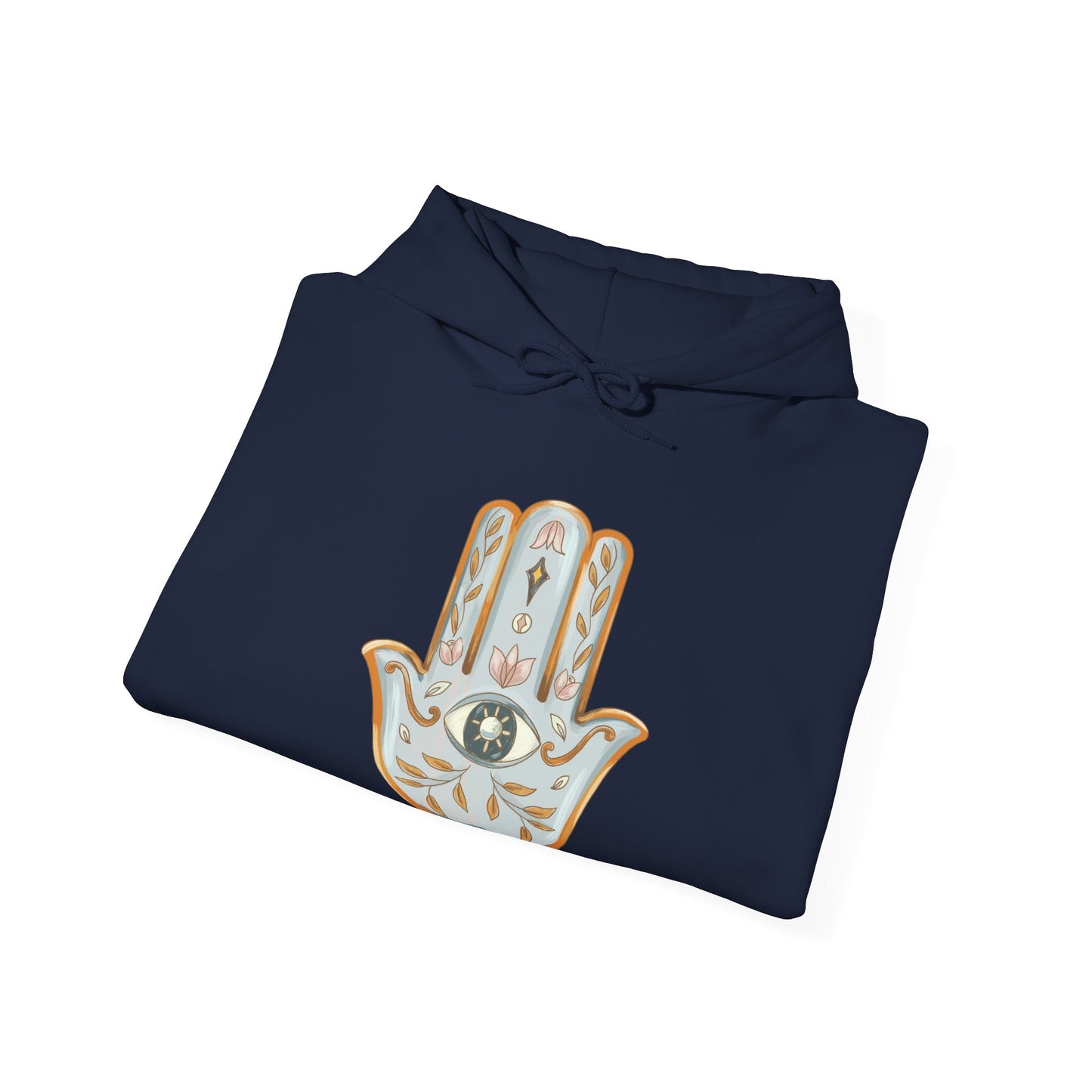 Silver Hamsa Hand Hoodie