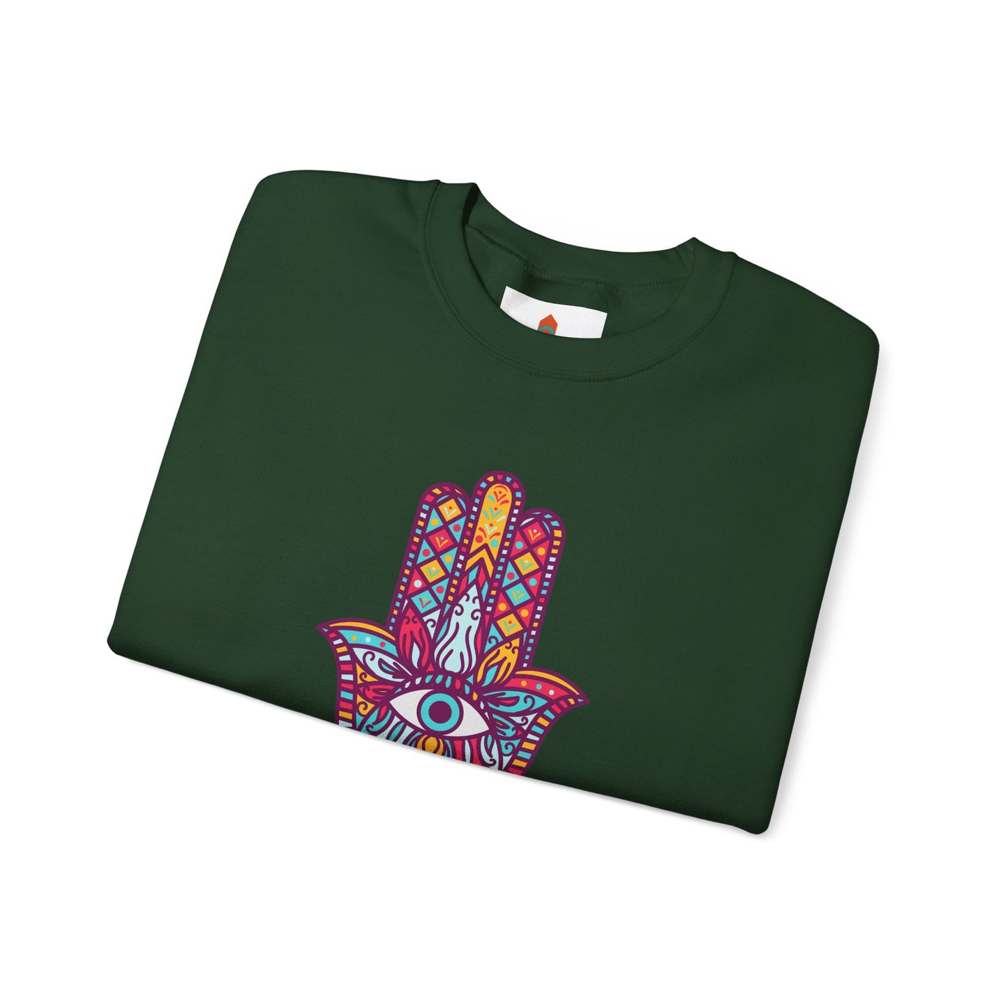 Colorful Fatima Hamsa Hand Sweatshirt