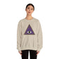White Evil Eye and Pyramid Sweatshirt