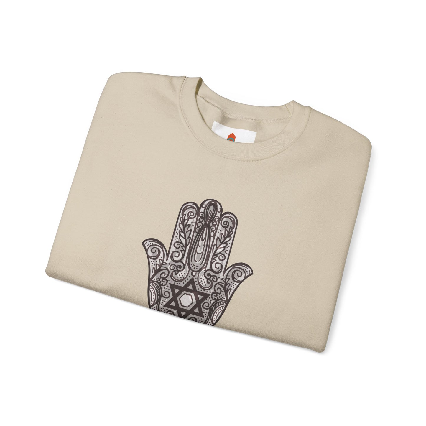 Beautiful Hamsa Hand with Star Sweatshirt