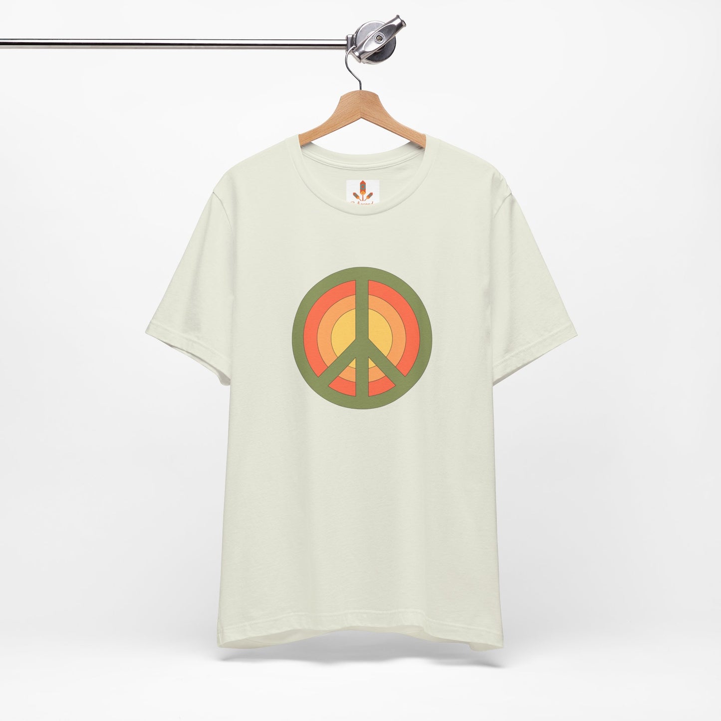 Retro Peace Sign Design T-shirt