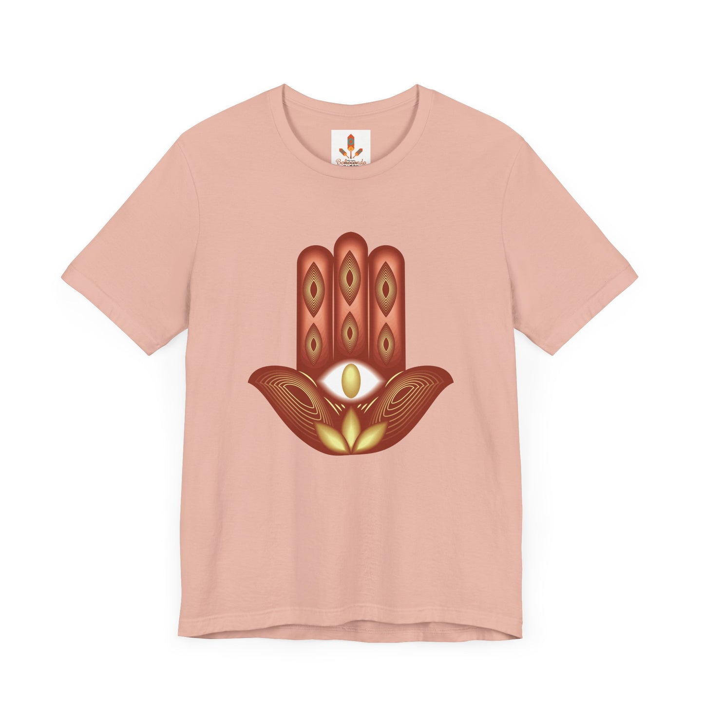 Colorful Hamsa Lotus T-shirts