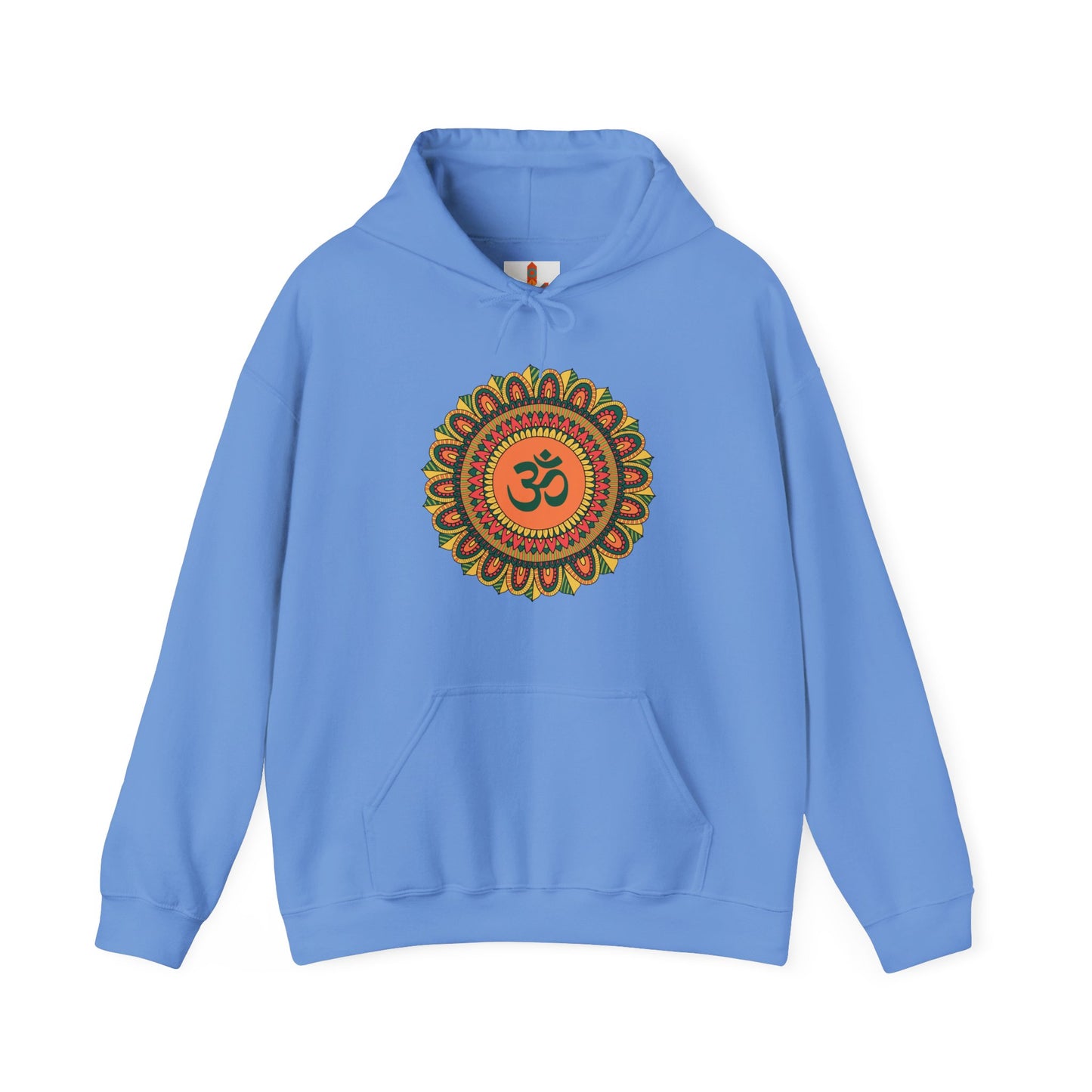 Om Multicolor Mandala Hoodie