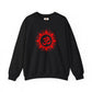 Red Om Lotus Design Sweatshirt