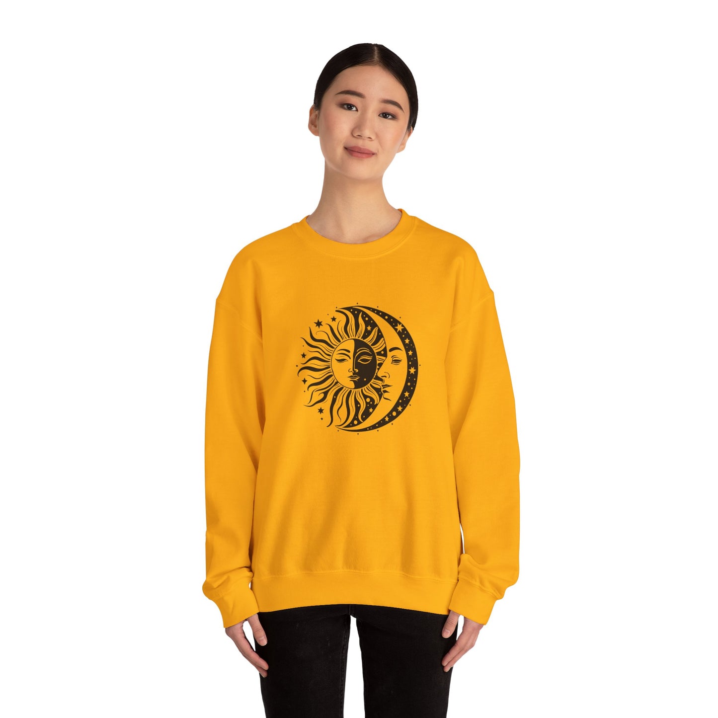 Moon and Sun Art Sweatshirt