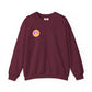 Yellow and Purple Peace Sign Sweatshirt