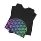 Blue and Green Flower of Life T-shirt (NEW)
