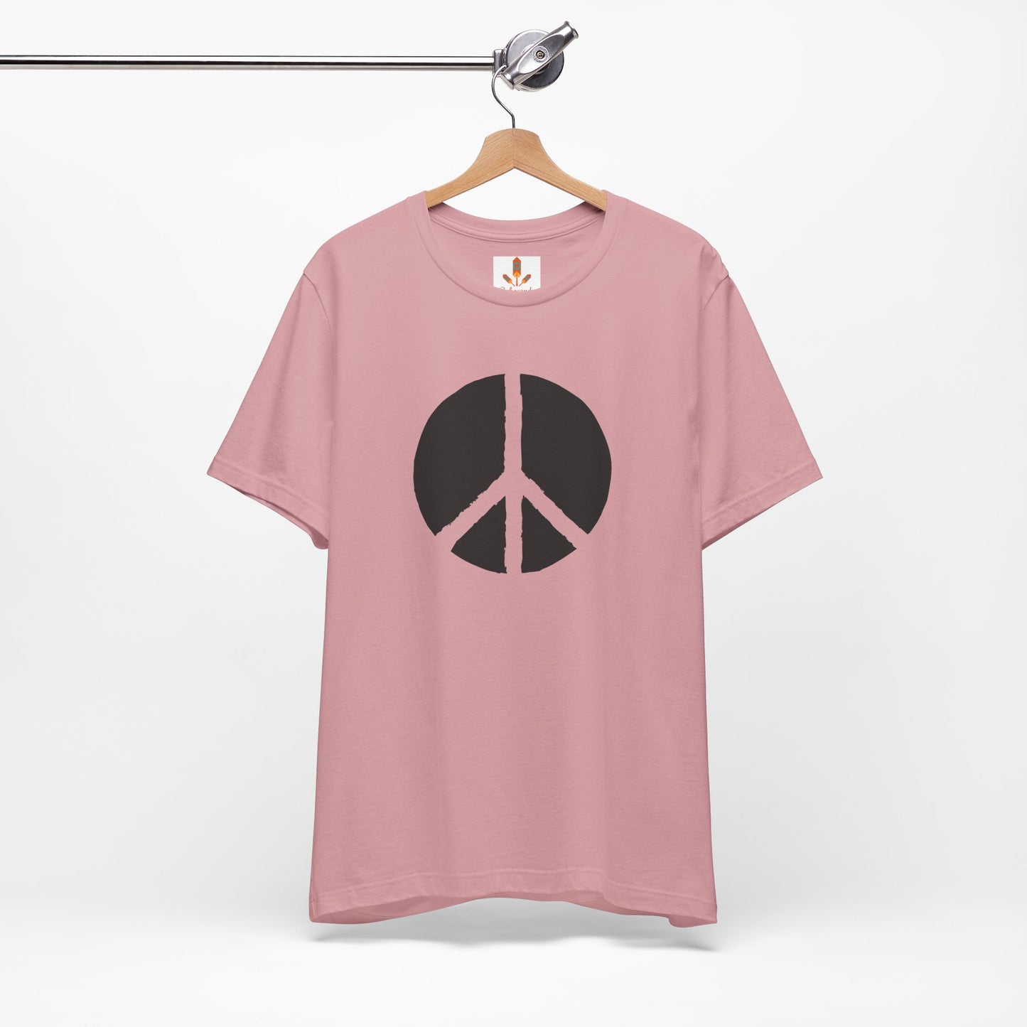 Simple Peace Sign Design T-shirt