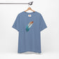 Blue and White Feather T-shirt