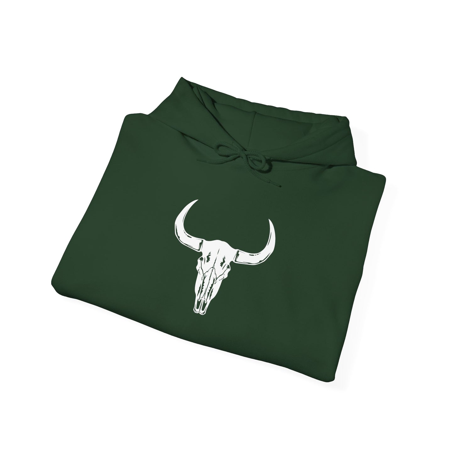 White Buffalo Skull Hoodie