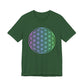 Blue and Green Flower of Life T-shirt (NEW)