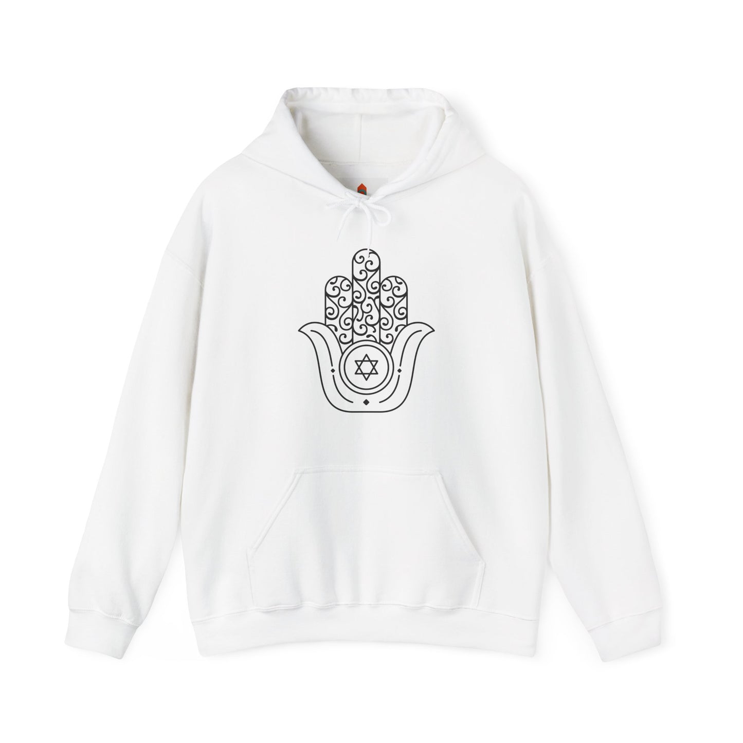 David Star in Hamsa Hand Hoodie