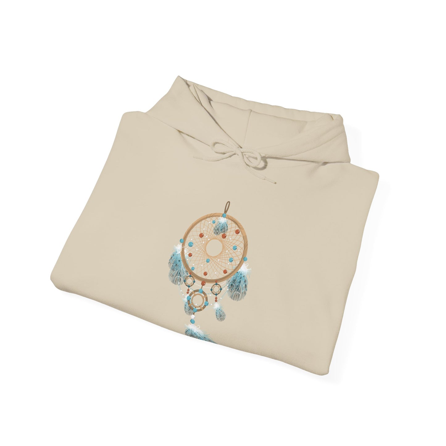Turquoise and Brown Dream Catcher Hoodie