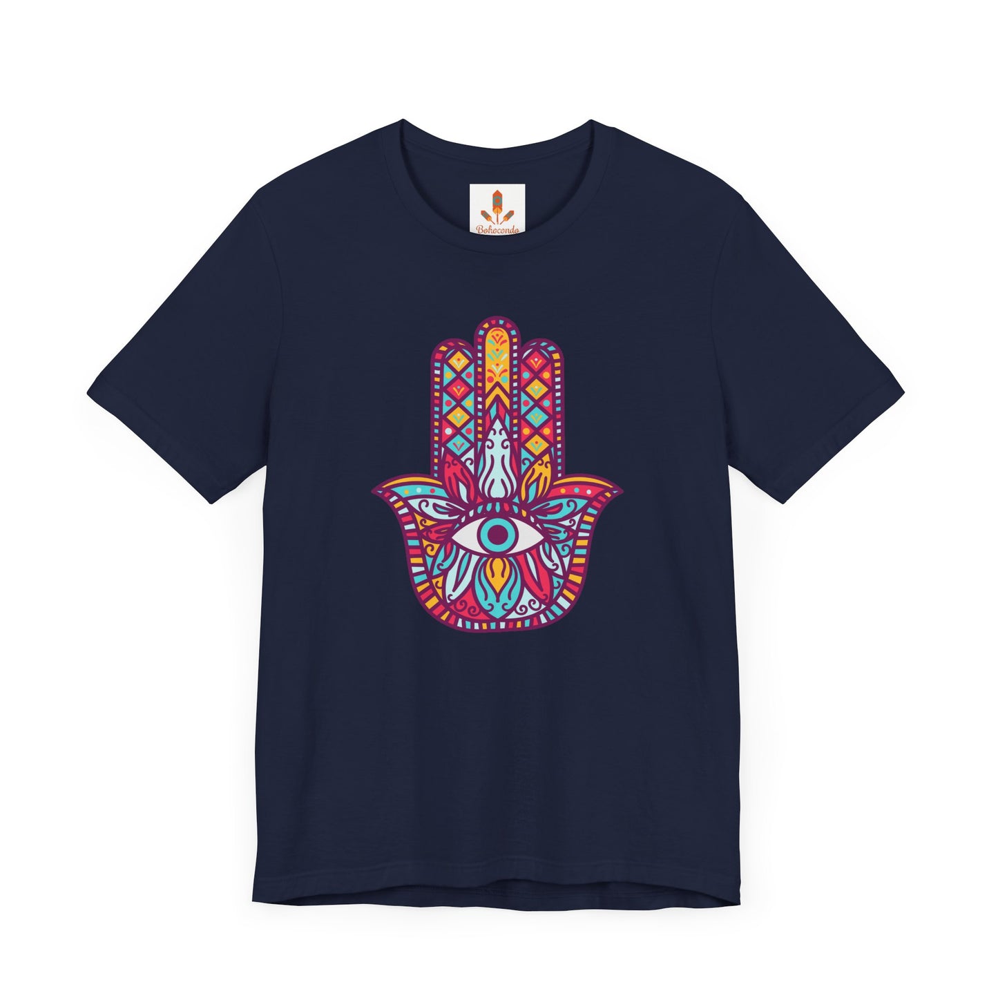 Colorful Fatima Hamsa Hand T-shirt