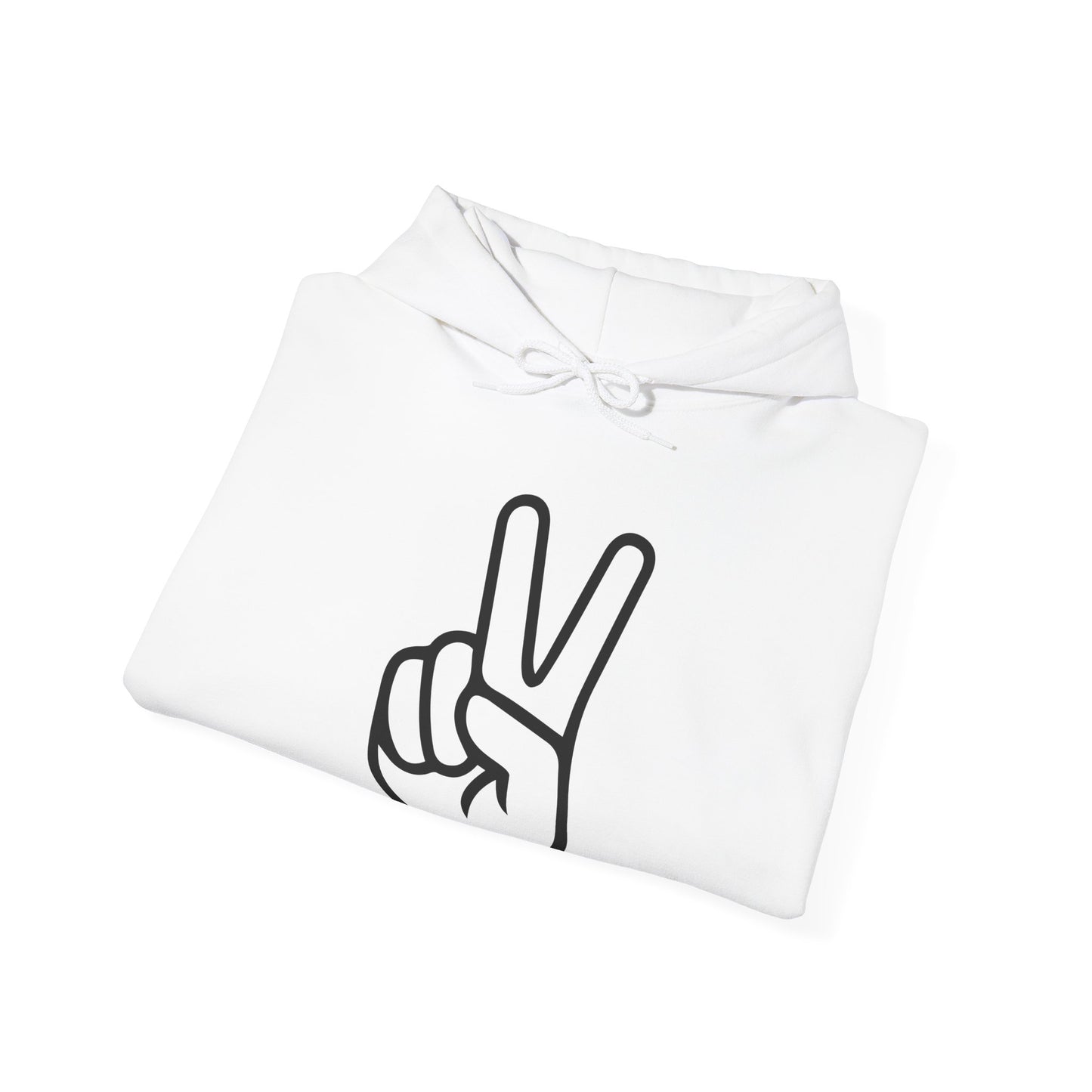 Simple Peace Hand Sign Hoodie