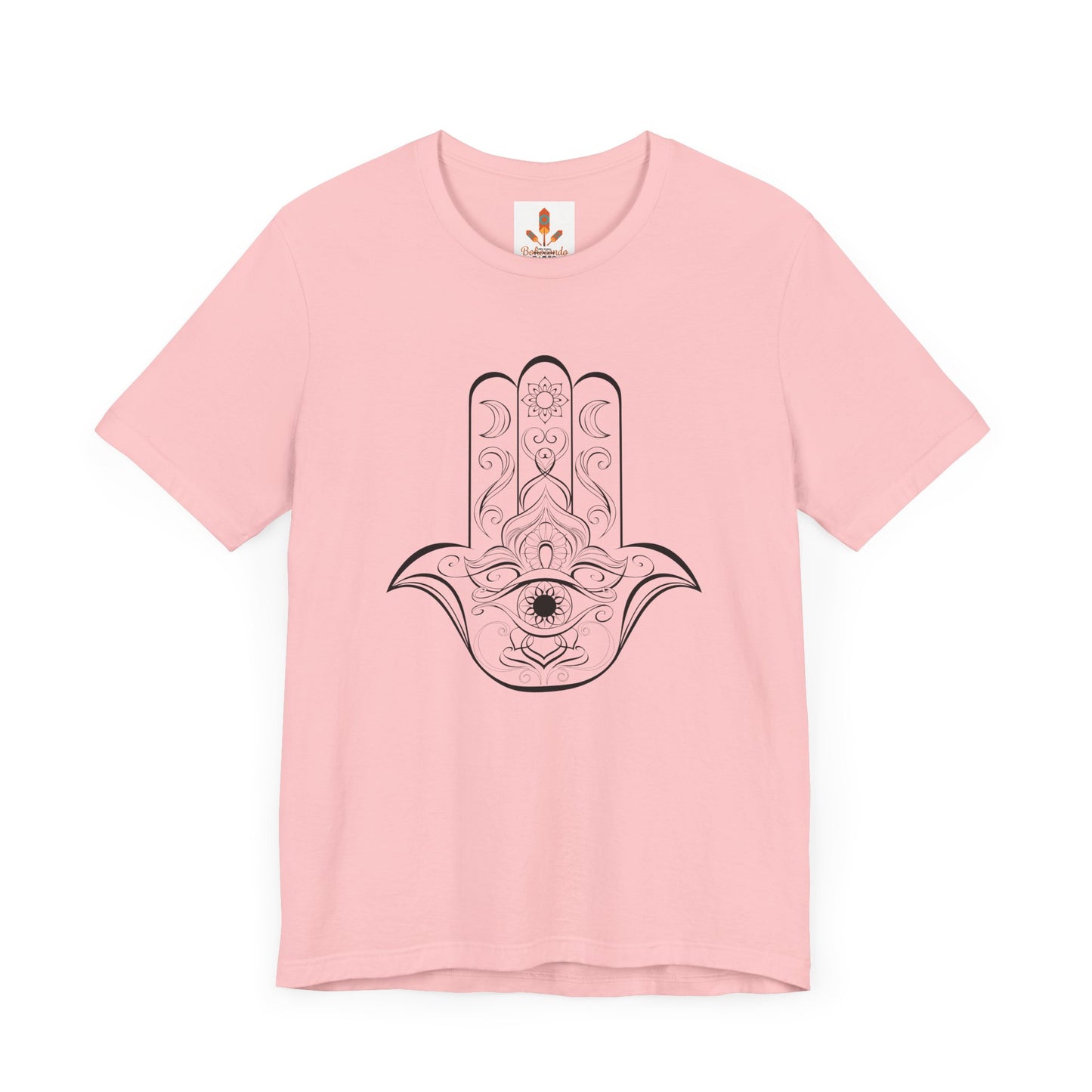 Hamsa Hand with Lotus Flower T-shirt