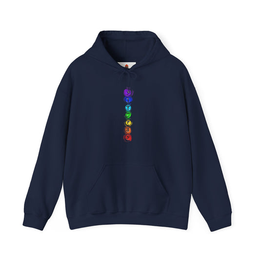 Seven Chakra Symbols Hoodie