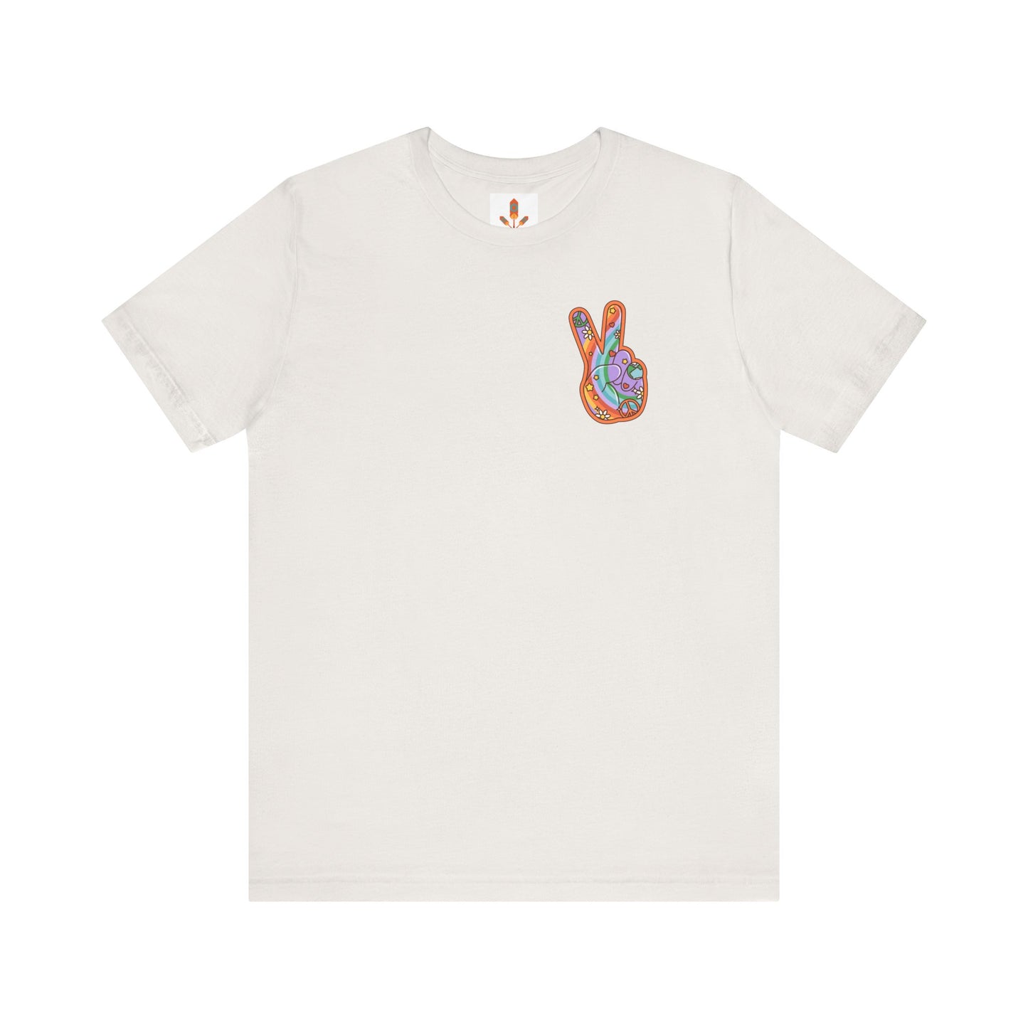 Hippie Peace Hand Sign T-shirt