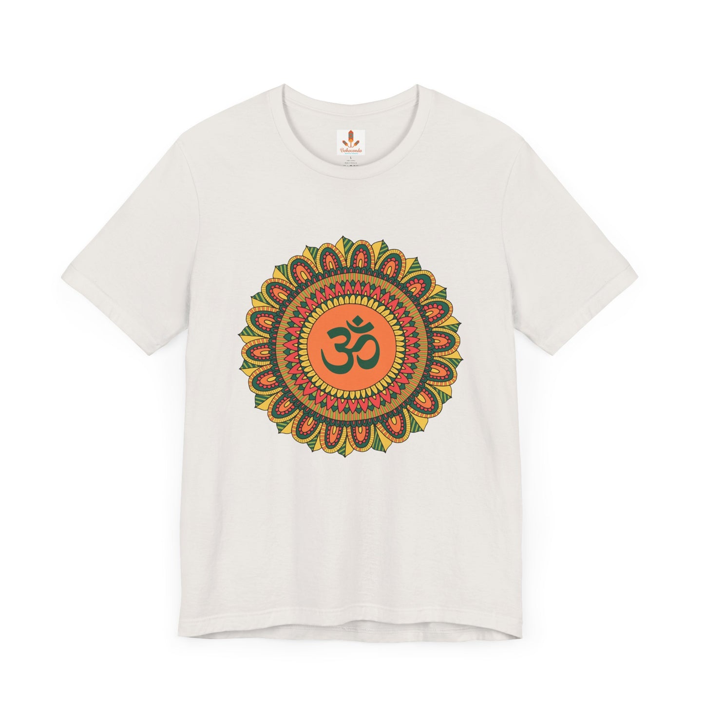 Om Multicolor Mandala T-shirt