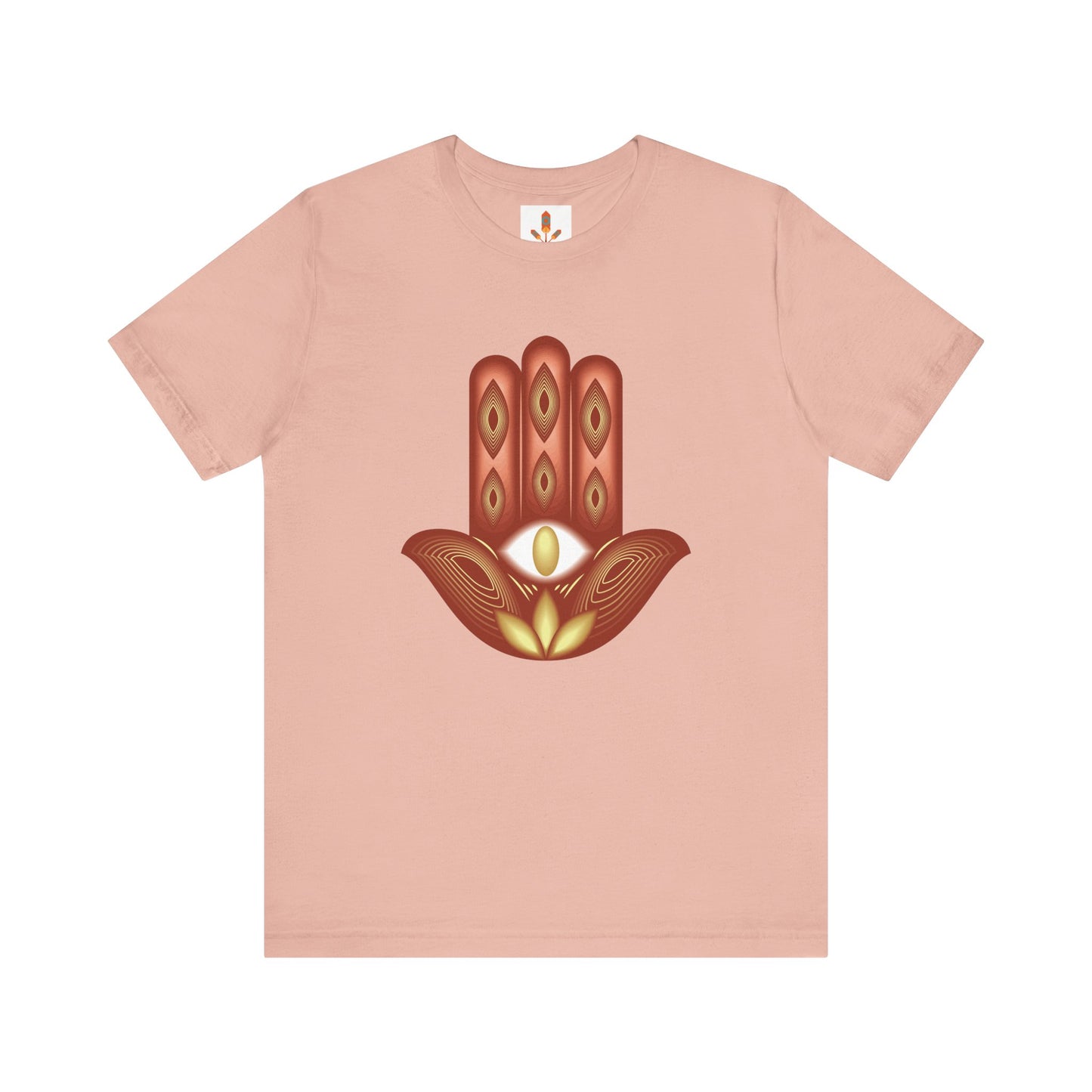 Colorful Hamsa Lotus T-shirts