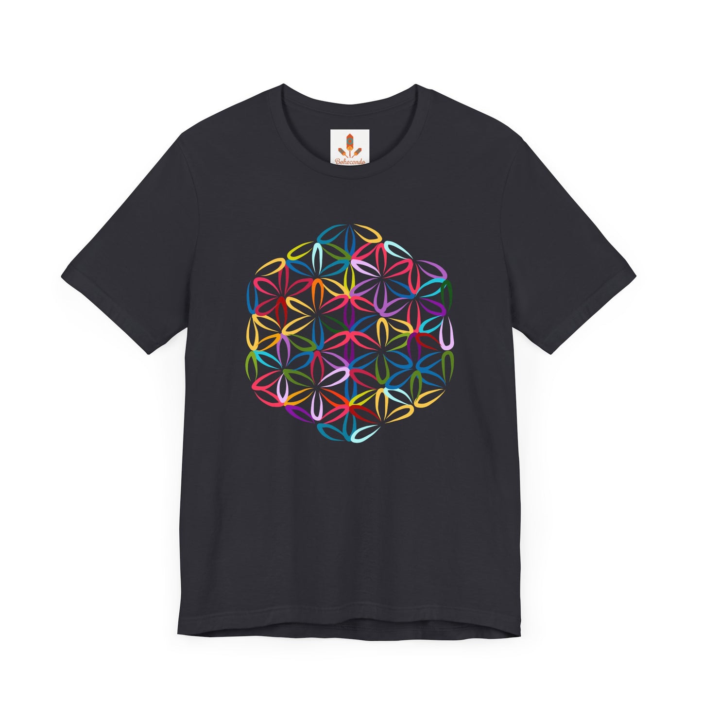 Multicolor Flower of Life T-shirt