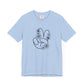 Black Peace Hand Sign with Flowers T-shirt
