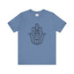 Hamsa Hand with Lotus Design T-shirt