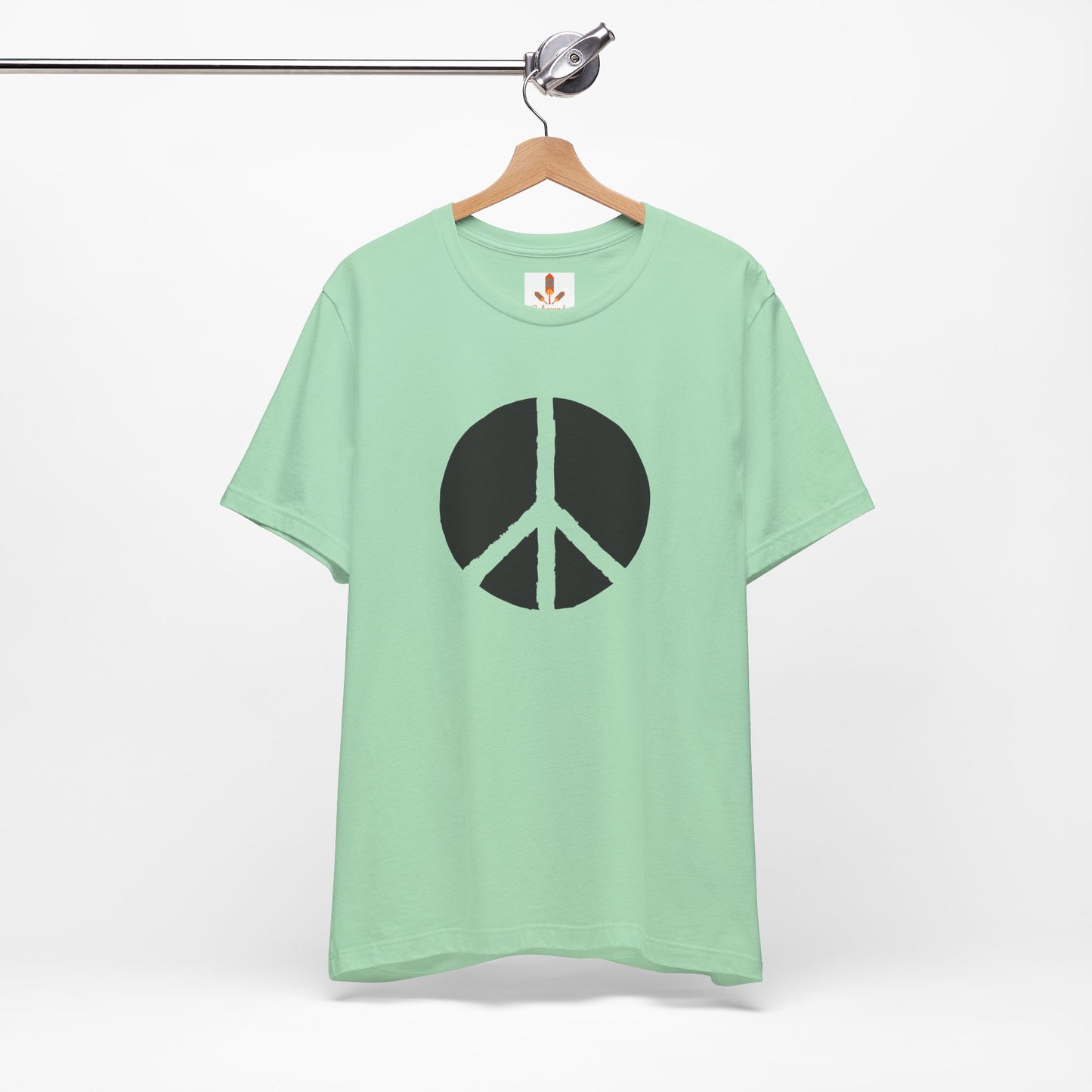 Simple Peace Sign Design T-shirt