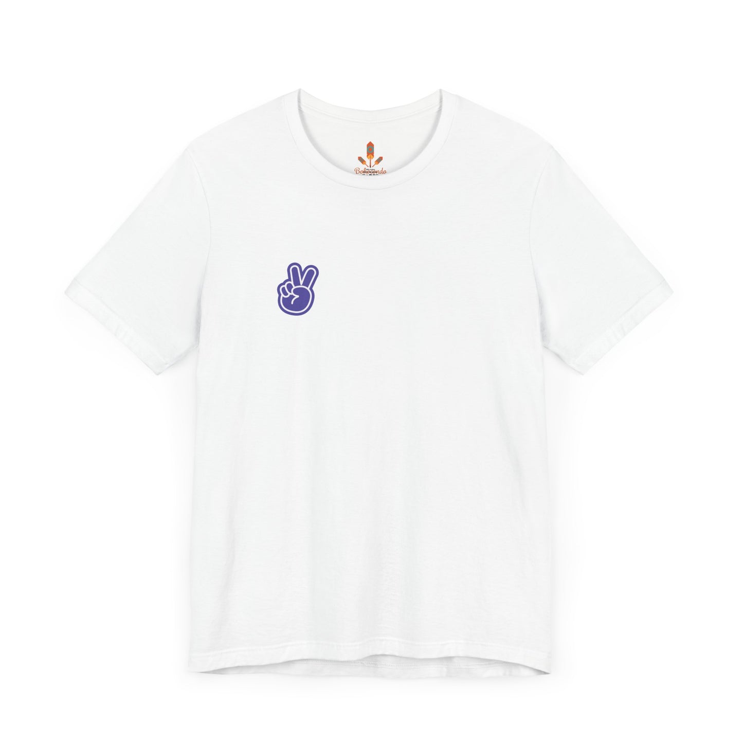 Purple Peace Hand Sign T-shirt