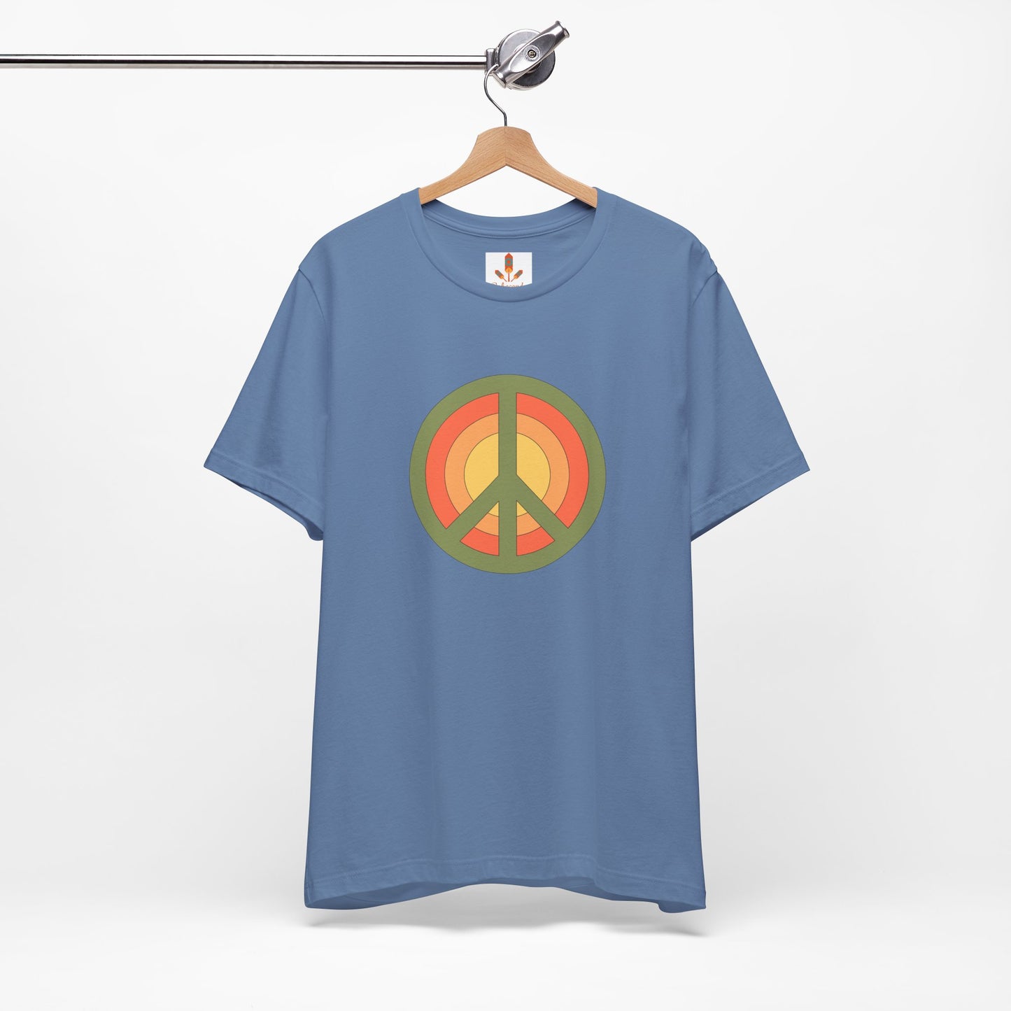 Retro Peace Sign Design T-shirt