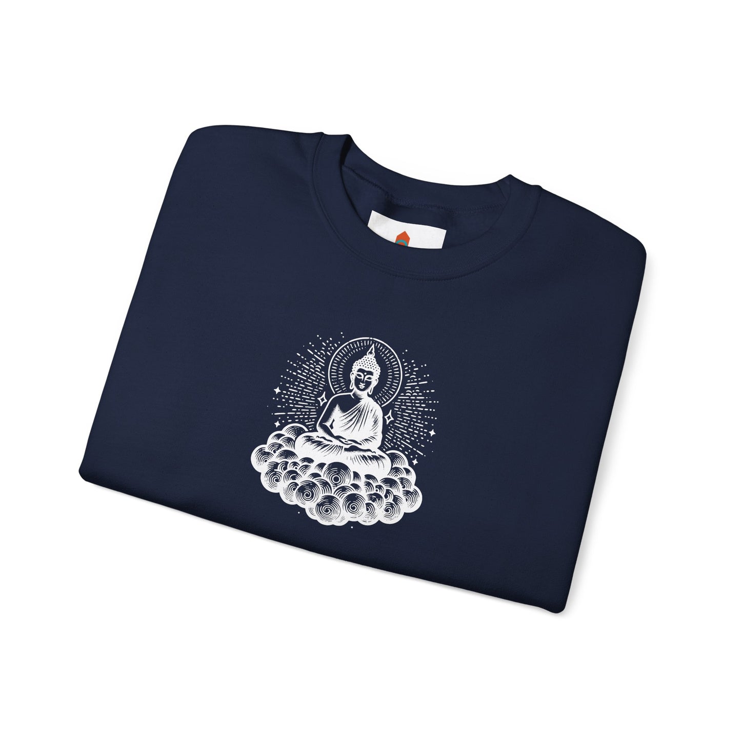 White Buddha Art Sweatshirt