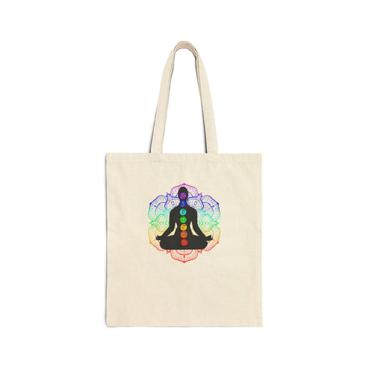 Chakra Art Cotton Tote Bag