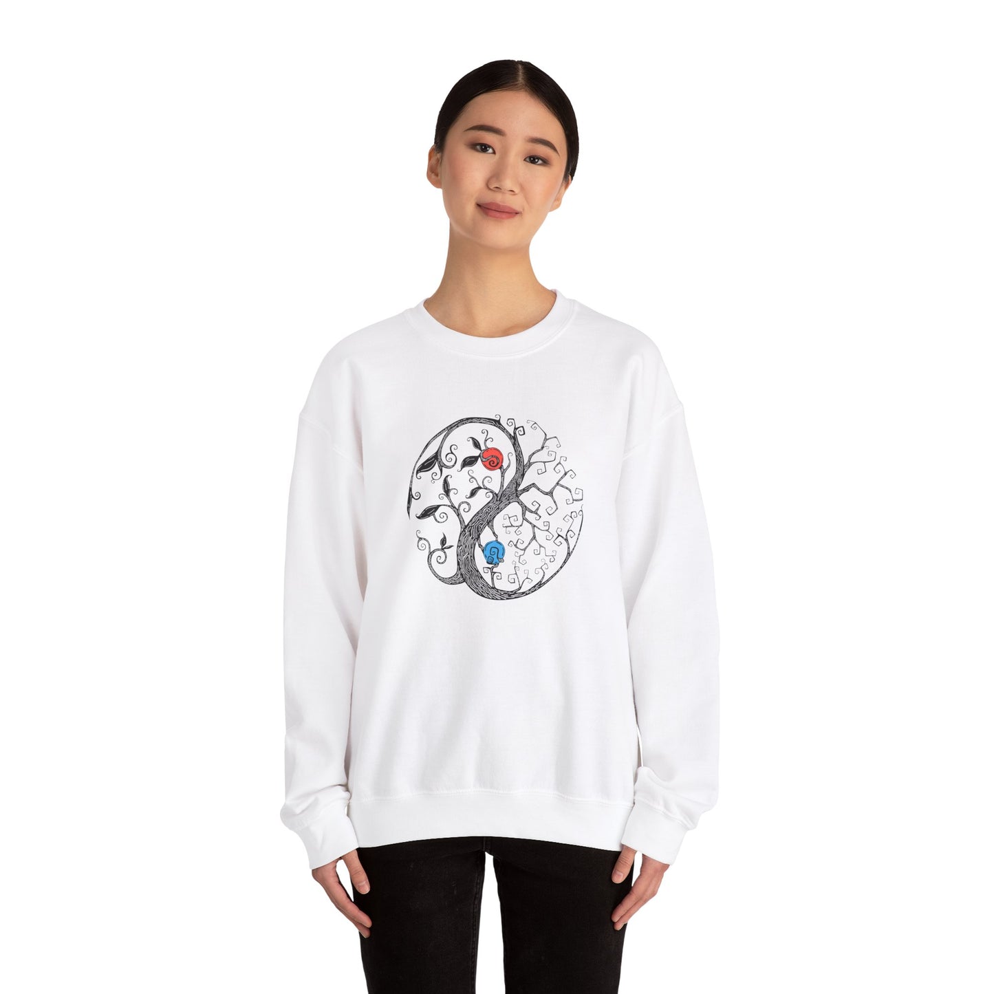 Tree of Life Yin Yang Sweatshirt