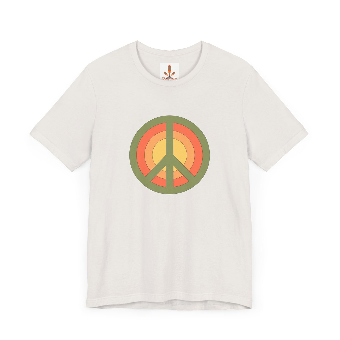 Retro Peace Sign Design T-shirt