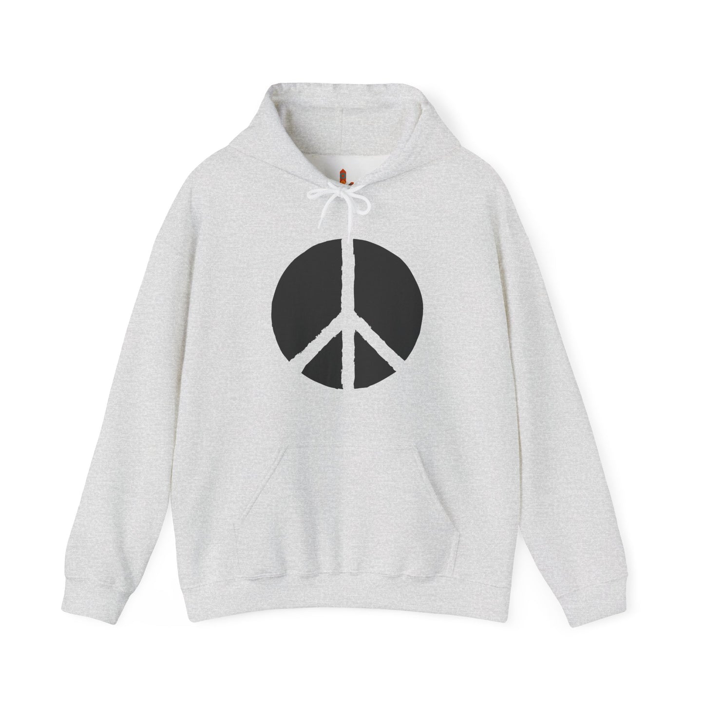 Simple Peace Sign Design Hoodie