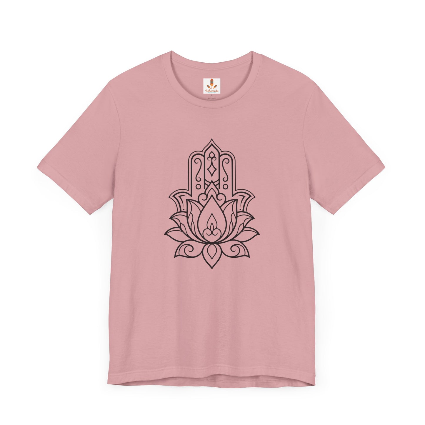 Hamsa Lotus Design T-shirt