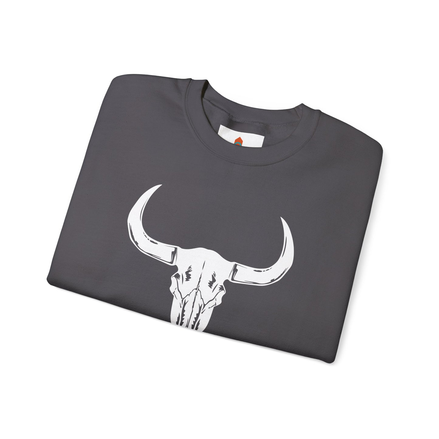 White Buffalo Skull Sweatshirt