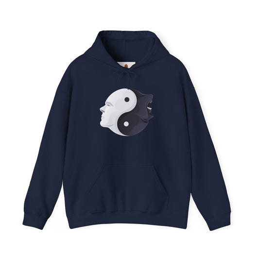 Yin Yang Two Faces Hoodie