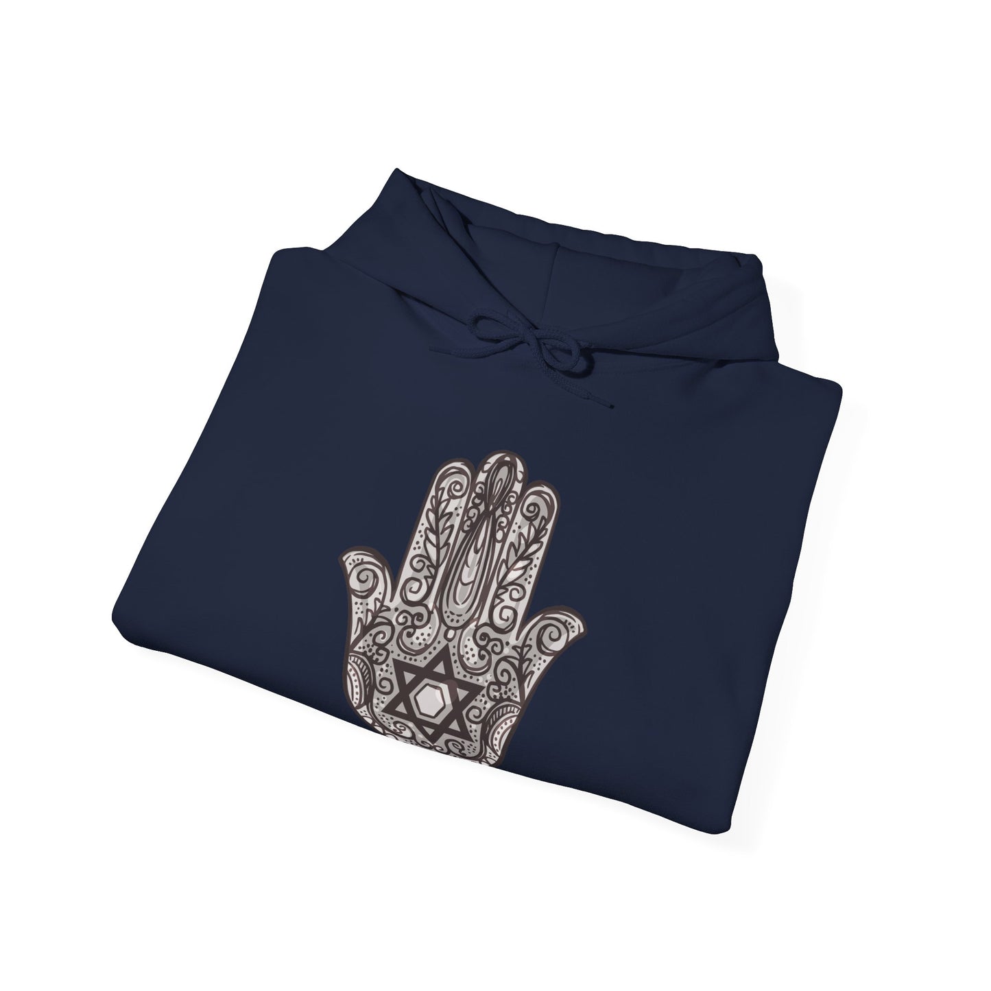 Beautiful Hamsa Hand with Star Hoodie