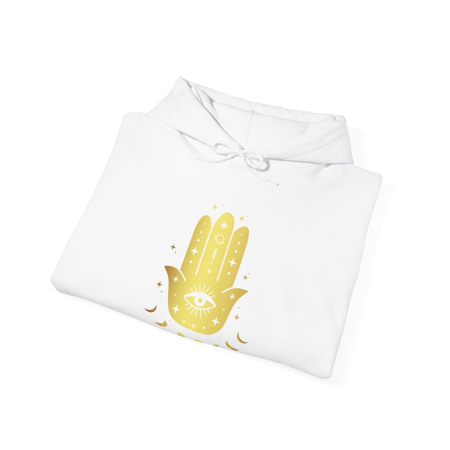 Golden Hamsa Hand with Eye Hoodie