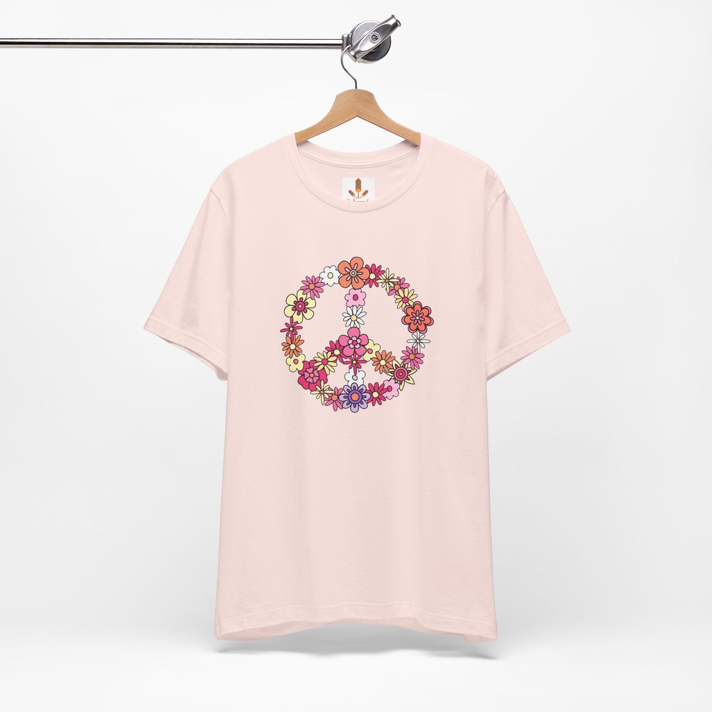 Peace Sign made from Flowers T-shirt