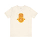 Golden Hamsa Hand with Star of David T-shirt