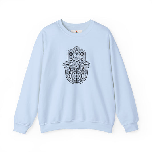 Beautiful Fatima Hamsa Hand Sweatshirt