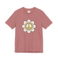 Yellow Peace Sign in a Flower T-shirt