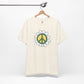 Peace Sign in White Flower T-shirt