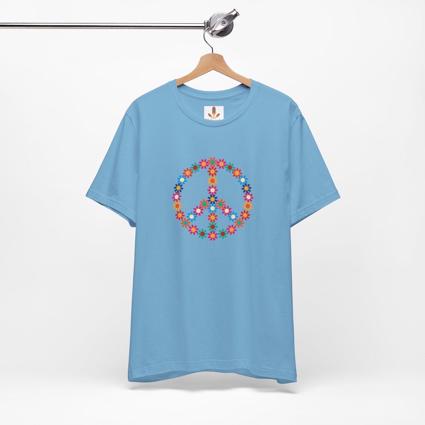 Peace Sign made of Flowers T-shirt