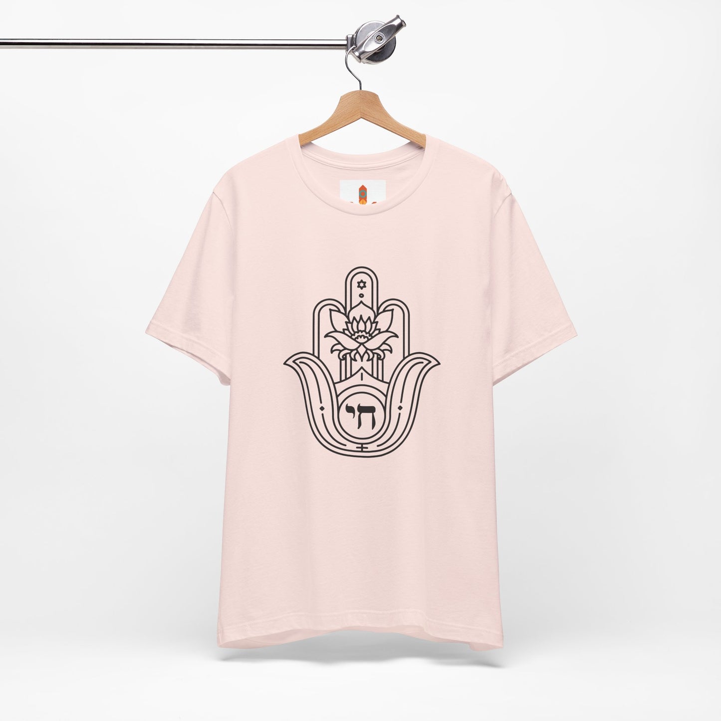 Hamsa Hand with Lotus Design T-shirt