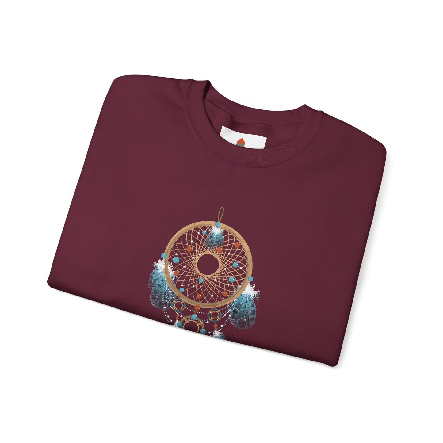 Turquoise and Brown Dream Catcher Sweatshirt